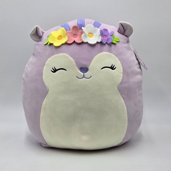 Squishmallows Large - Syndee the Squirrel with 3D Flower Crown - Picture 2 of 16
